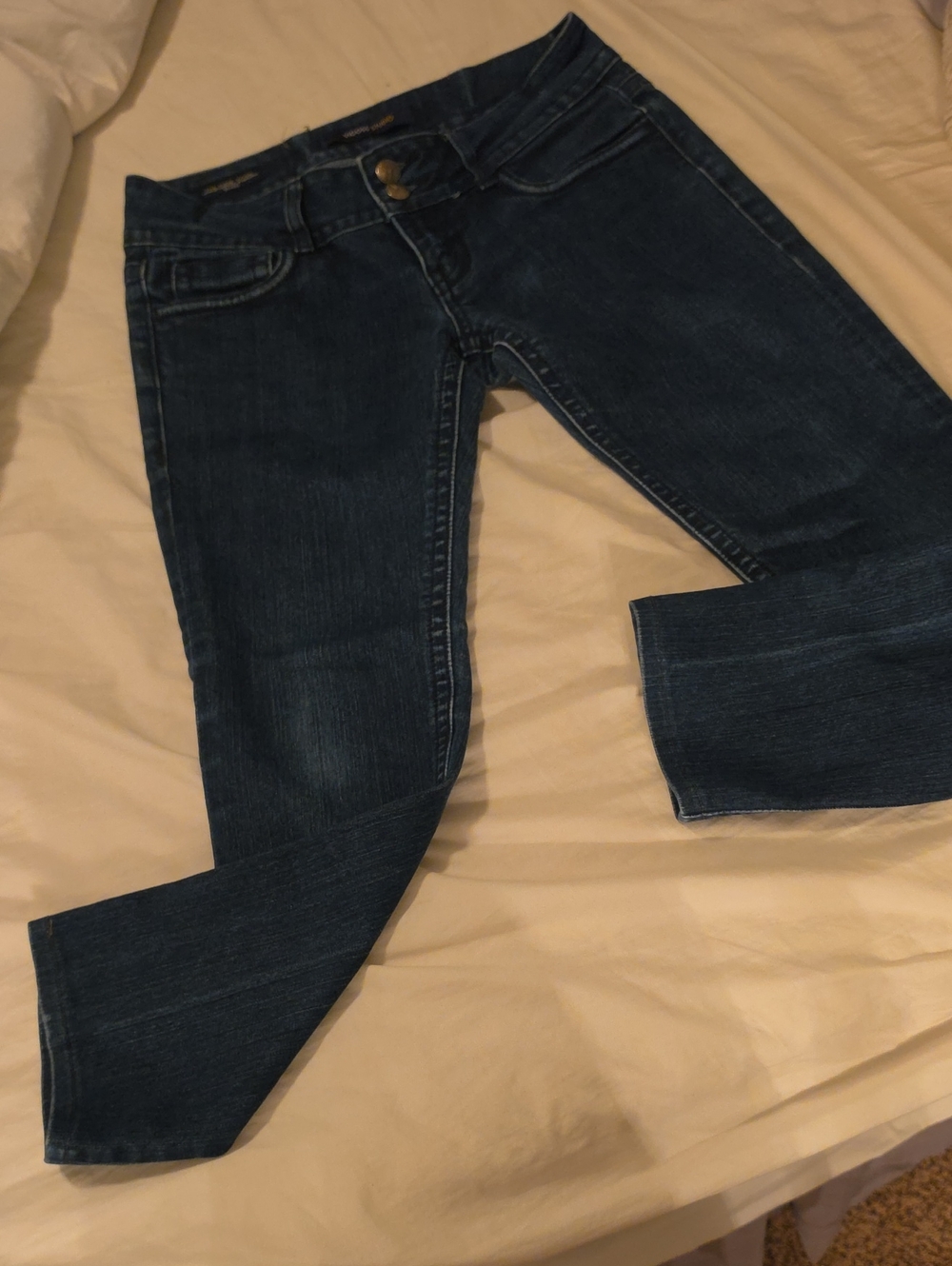7 For All Mankind Dark Indigo Skinny Jeans
